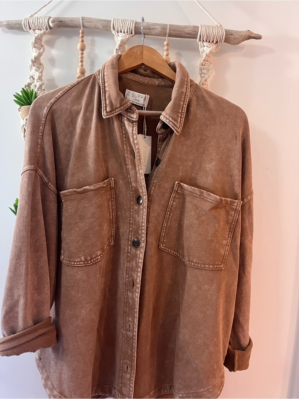 Z Supply Women’s All Day Knot Denim Jacket